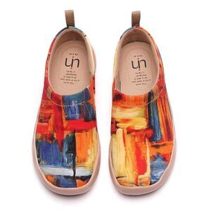 UIN Women's Slip On Casual Loafers Comfort Soft Walking Shoes (Color Zone)